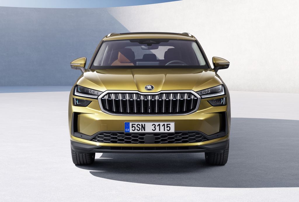 Skoda Kodiaq 2025 SUV India front view