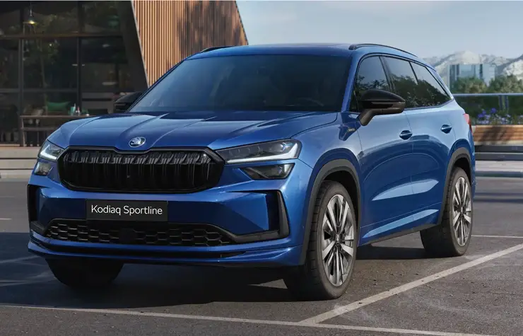 Skoda Kodiaq 2025 SUV India front view